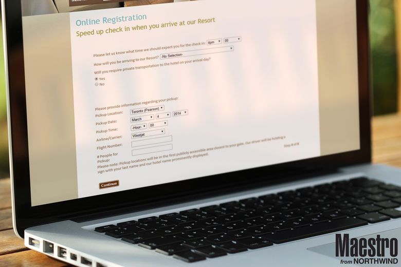 Guests Take Mobile Control of Their Journey with Maestro PMS Pre Check-In, Privacy Options, and Amenity Requests Guests Take Mobile Control of Their Journey with Maestro PMS Pre Check-In, Privacy Options, and Amenity Requests
